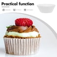 thumbnail image 2 of Miangastore 100pcs Paper Cupcake Wrappers Mini Cake Liners Paper Cups Versatile Egg Tart Pudding Cups Muffins Liners Paper Cupcake Baking Cups, 2 of 8