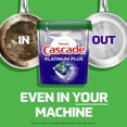 thumbnail image 4 of Cascade Platinum Plus Dishwasher Pods, Dish Detergent ActionPacs, Fresh 30CT, 4 of 9
