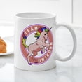 thumbnail image 3 of CafePress - Team Unicorn - 11 oz Ceramic Mug - Novelty Coffee Tea Cup, 3 of 4