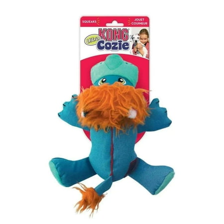 UPC: 0035585485300 | KONG Cozie Ultra Lucky Lion Dog Toy Tan