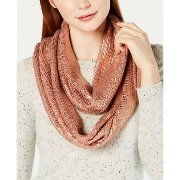 INC International Concepts I.N.C. Liquid Shine Infinity Scarf, Blush (blush)