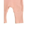 thumbnail image 6 of Thorn Tree Newborn Baby Girl Boy Hooded Romper Unisex Baby Knitted Jumpsuit Infant Kids Solid Outfits Baby Girl Boy Jumpsuit, 6 of 8