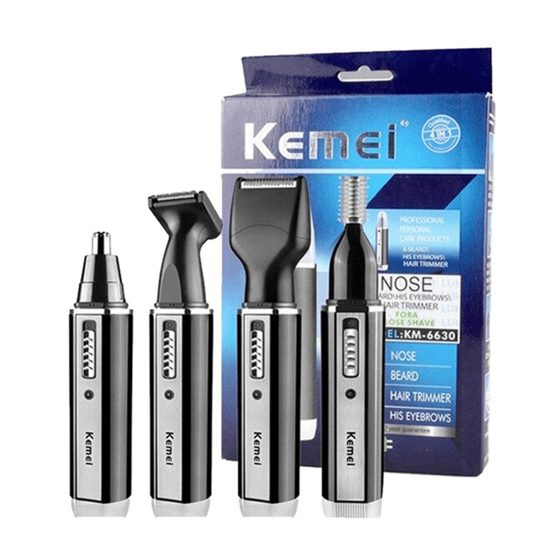 Kemei KM-6630 4-in-1 Professional Rechargeable Nose and Ear Hair