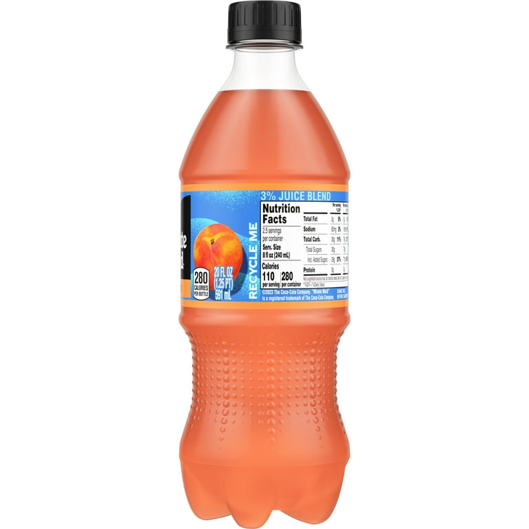 Minute Maid Peach Flavored Fruit Juice Drink, 20 fl oz Bottle
