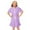 Purple, variant on RTKFRFLM Little Girls Hooded Swim Cover-Up Dress Kids Terry Cloth Beach Towel Robe with Short Sleeves Toddler Absorbent Vacation Bathrobe Comfortable Swimming Pool Wrap for Children