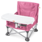 Bright Starts Pop 'N Sit Portable Booster, Pink, Infant to Toddler