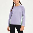 thumbnail image 2 of Fancifize Kids UTF 50+ Sun Protection Shirts Teen Girls Long Sleeve Rash Guard Pullover Tops for Outdoor Athletic Size 4-16, 2 of 8