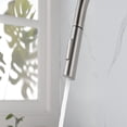 thumbnail image 5 of Cfowner Kitchen Faucet with Pull Down Sprayer, High Arc Single Handle Sink Faucet for Bar Laundry, 360°Swivel Spout, Brushed Nickel, 5 of 7
