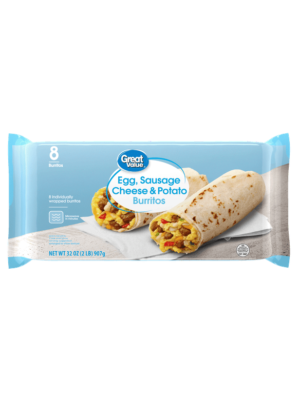 Frozen Breakfast Burritos & Wraps in Frozen Breakfast Food