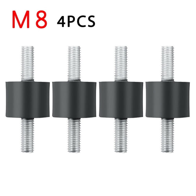 BTOER 4X Rubber Buffer Set Vibration Damper Silent Block Rubber Metal Buffer M5 M6 M8 Protects Against Vibration Interference