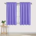 thumbnail image 3 of Yhmxh Cortinas aislantes térmicas de bajo consumo energético para dormitorio y cocina. Cortinas de seda de color liso de estilo escandinavo., 3 of 5
