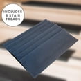 thumbnail image 2 of Envelor Anti-Slip Rubber Stair Treads - Non-Slip, Strong Grip - All-Weather Safety Step Mats for High Traction - Indoor or Outdoor (10 x 30 Inches, Pin Button, 6 Pack), 2 of 10