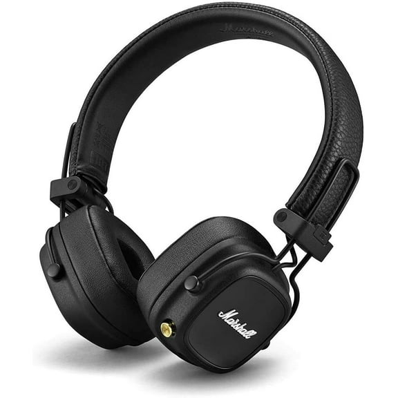 Marshall Major IV Bluetooth Over Ear Headphones, Black, Model 1005773