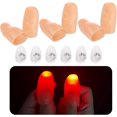 thumbnail image 1 of Juego de 6 luces LED para los dedos, luces LED intermitentes para el pulgar, accesorios mágicos para fiestas y juguetes, 1 of 5