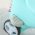 thumbnail image 2 of Rocking Horse for Toddlers, Balance Bike Ride On Toys with Push Handle, Backrest and Balance Board for Baby Girl and Boy, Unicorn Kids Riding Birthday (Blue), 2 of 7