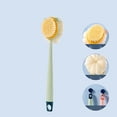 thumbnail image 7 of Long Handle Back Scrubber for Shower - Double Sided Body Brush with Bristles & Mesh Loofah, Bath Scrubber for Exfoliating and Body Cleaning for Men, Women, Elderly, 7 of 7