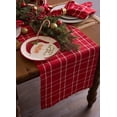 thumbnail image 5 of 14 x 108 in. Holly Berry Plaid Table Runner, 5 of 9
