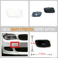 thumbnail image 4 of Trimla Front Tow Cover for 07-10 BMW1 E87LCI E81LCI Performance Aero S502A Hatchback Fit 116d 114d 118d 125i 128i 135i 2007 2008 2009 2010 bumper Hook Eye Cap 51110432380 White, 4 of 4