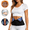 Blue, variant on Women's Sweat Waist Trainer Belt Underbust Sport Girdle Waist Cincher Workout Belt Trimmer Corsets Hourglass Body Shaper
