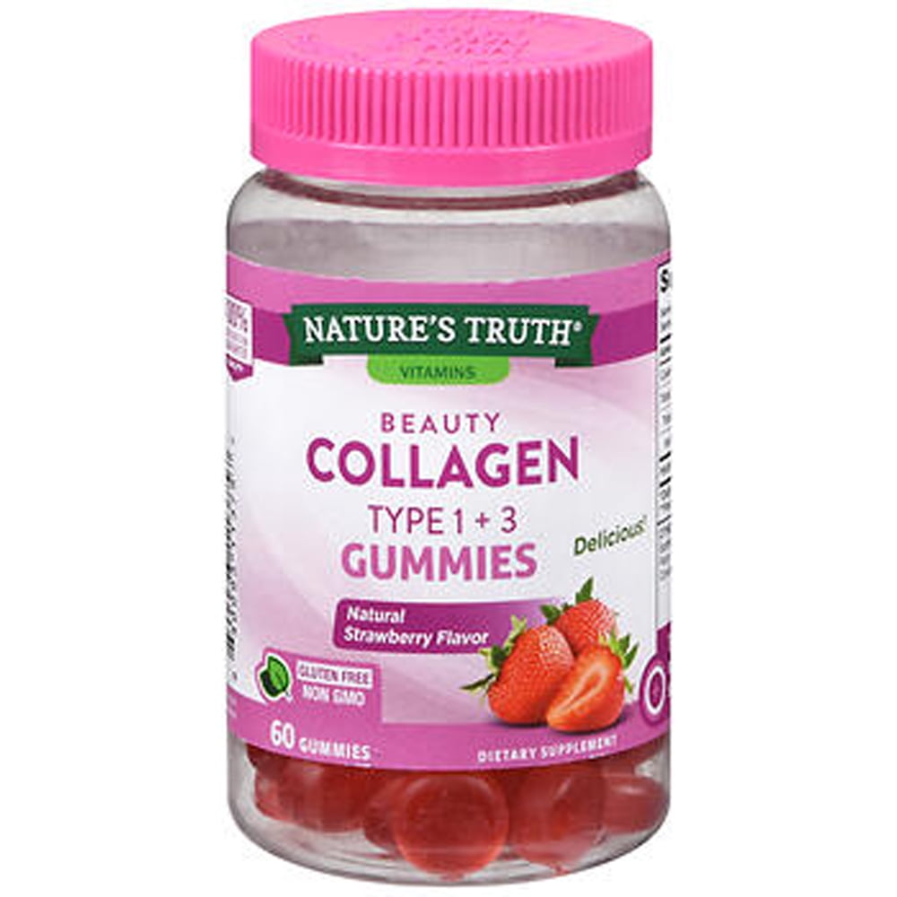 Nature's Truth Beauty Collagen Type 1 + 3 Gummies 60 ct