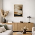 thumbnail image 5 of Framed Canvas Print Beige Black Abstract Wall Art Neutral Modern Decorative for Living Room Bedroom - 16"x24" NATURAL, 5 of 8