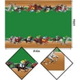 thumbnail image 3 of Horse Racing Tablecloth Boy Horse Race Birthday Party Kentucky Derby Decoration Run for The Roses Table Cover Home Dining Room Kitchen Decor-60×84inch, 3 of 5