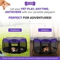 thumbnail image 6 of Ruff 'n Ruffus Premium Portable Foldable Dog Playpen + Free Carry Case & Bowl | Indoor/Outdoor Cat Playpen, 6 of 8