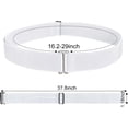 thumbnail image 2 of Womens Invisible Elastic Belts Adjustable No Show Stretch Belt With Flat Buckle, 2 of 7
