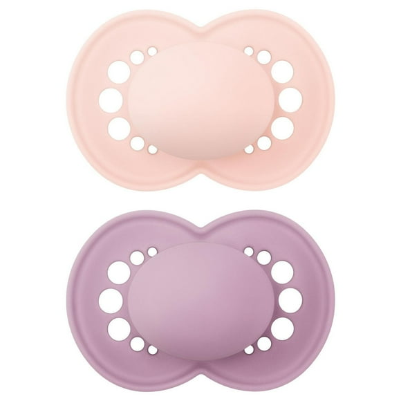 MAM Original Matte Pacifier (2 pack, 1 Sterilizing Pacifier Case), Pacifiers 16 Plus Months, Baby Boy Pacifier, Best Pacifiers for Breastfed Babies, Sterilizing Storage Case