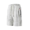 thumbnail image 3 of DayScoop Men's Summer Shorts Fashion Shorts Solid Color Sport Casual Holiday Basketball Breathable Zipper Pockets Short Pants, 3 of 5
