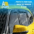 thumbnail image 6 of AEROGUYS In-Channel Window Deflectors Extra Durable Window Visors Rain Guards Fit for Toyota Highlander 2020-2026, Sun Visors, Wind Vent Visors, Car Accessories - 4 pcs. AG0738, 6 of 9