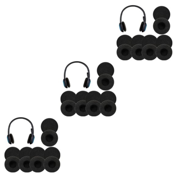 Guardoinrt 6pack/lot Compact Headphone Earbuds Case Travel And Everyday Easy To Durable Headphones Earphones 3Set