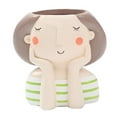 thumbnail image 4 of Pot de Fleurs Mignon pour Fille Conteneur de Succulentes Vase à Fleurs Maison, 4 of 7