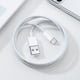 thumbnail image 3 of Cable micro USB universal para CCTV y dispositivos Android, 5 m/16 pies, carga rápida de 5 V 1 A y transferencia de datos, USB 2.0 de alta velocidad, color blanco, 3 of 8