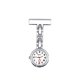 thumbnail image 1 of Jumpingount Reloj de bolsillo de aleación de 3 piezas, reemplazo colgante portátil, funcionamiento silencioso, alimentado por batería, relojes de Relojes Tipo 1/Blanco Jumpingount  BFH000426-04, 1 of 6