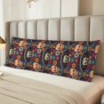thumbnail image 2 of Fotbe Skulls and Flowers Funda para Almohada Corporal con Diseño, Funda de Microfibra Ultrasuave de 20x54 Pulgadas, Ropa de Cama Elegante, 2 of 7