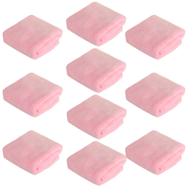 Paquete de 10 toallas de peluquería – Toalla de secado rápido para cabello, manos, uso facial en casa, salón, spa, barbería