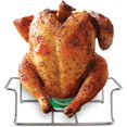 thumbnail image 4 of Rejilla plegable de acero inoxidable para pollo a la barbacoa, rejilla para cerveza, lata de cerveza plegable para pollo a la barbacoa, rejilla para pollo a la barbacoa, botella de pollo para barbacoa Sailing Electrónica, 4 of 5