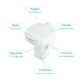 thumbnail image 2 of Thetford Aqua-Magic Style II RV Toilet w/ Hand Sprayer, High, White, 42060,17-7/8 x 20 x 15 in, 2 of 2