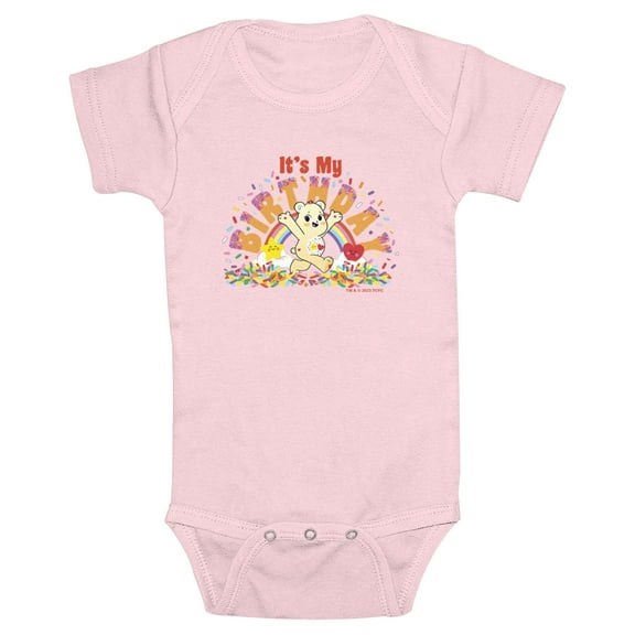 Infant's Care Bears It’s My Birthday Sweet Celebrations Bear Bodysuit