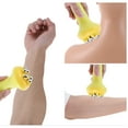 thumbnail image 4 of Unique Bargains 1 Pc Comfortable Roller Massager Manual Massager Tools 5.71"x3.07" Yellow, 4 of 6