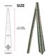 thumbnail image 2 of Fotbe Christmas Snowflakes Plaid Corbata Clásica para Hombre con Estampado – Corbata de Seda Jacquard Tejida, para Negocios, Bodas y Eventos Formales, 2 of 7