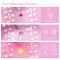 thumbnail image 3 of Masajeador de baño de spa para pies con burbujas de calor y masaje y chorros de vibración, sal de Epsom para remojo de pies de lavanda calmante de 16 onzas, remojo de pies con luz roja, 22 rodillos de, 3 of 5