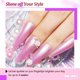 thumbnail image 4 of Kit de esmaltes de uñas en gel Glitter Color JODSONE 20 con base y capa superior, 4 of 7