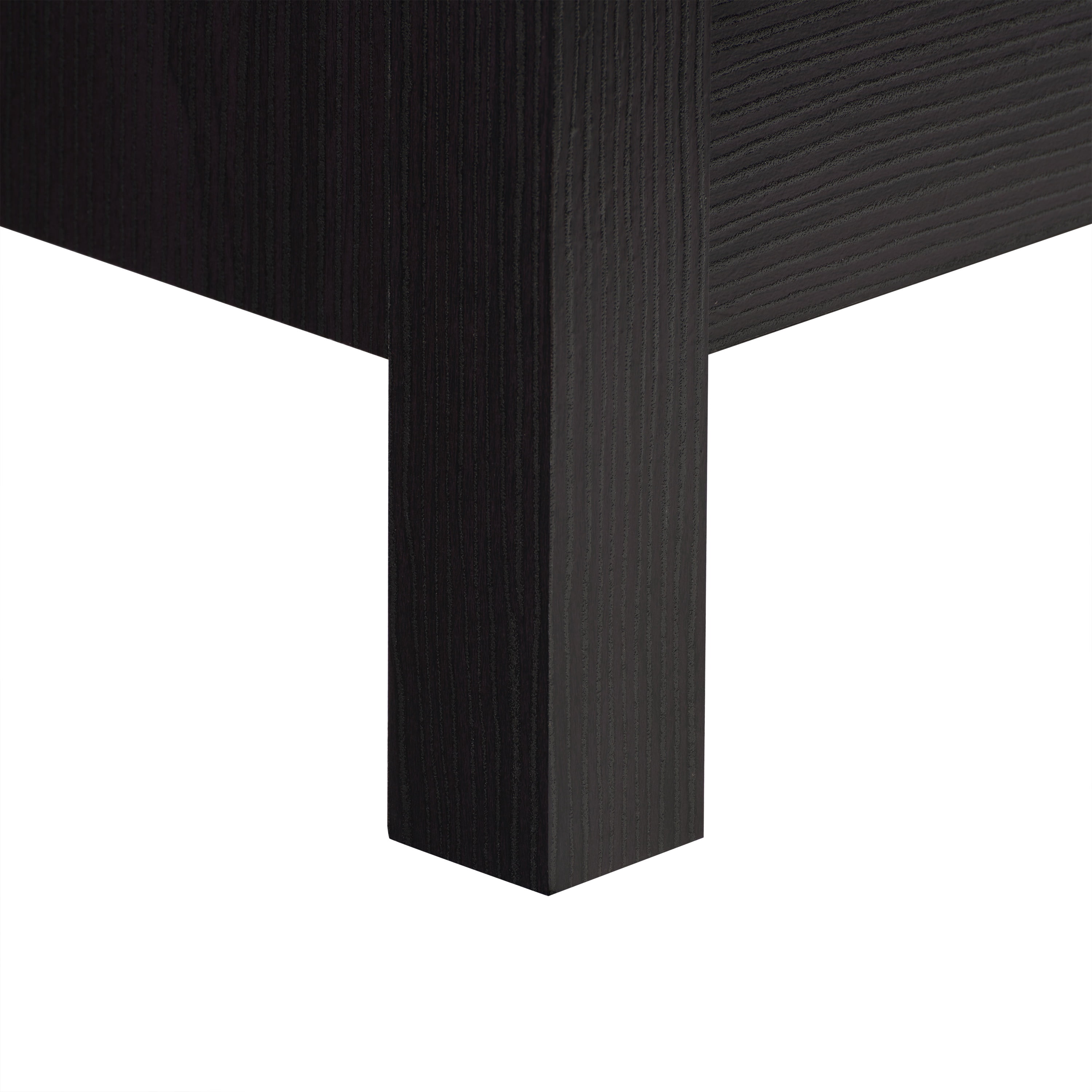 Commode CorLiving Boston moderne en bois d'ingénierie, 6 tiroirs larges pour adulte avec tiroirs emboîtables, noire