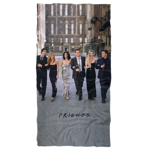 Friends Fancy Walk Beach Towel 30' X 60'