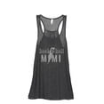 thumbnail image 1 of Rock N Roll Mimi Women's Fashion Sleeveless Flowy Racerback Workout Yoga Tank Top Charcoal Grey 2X-Large, 1 of 3