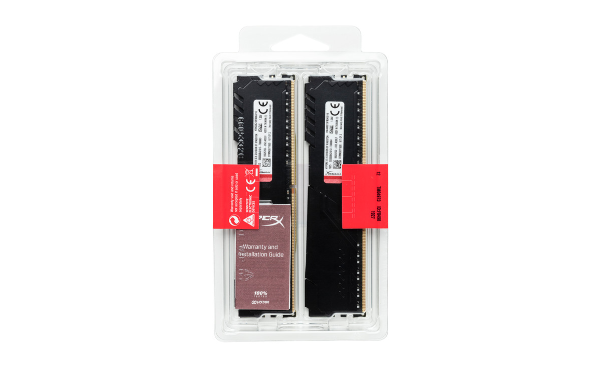 HyperX Fury 16GB 3200MHz DDR4 CL15 DIMM (Kit of 2) 1Rx8 Black - image 2 of 5