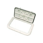 New Inspection Hatch bomar G8103022 9-3/4" x 26-3/4" ID 14" x 31" OD Cut Out 11-3/8" x 28-3/8" Off-White
