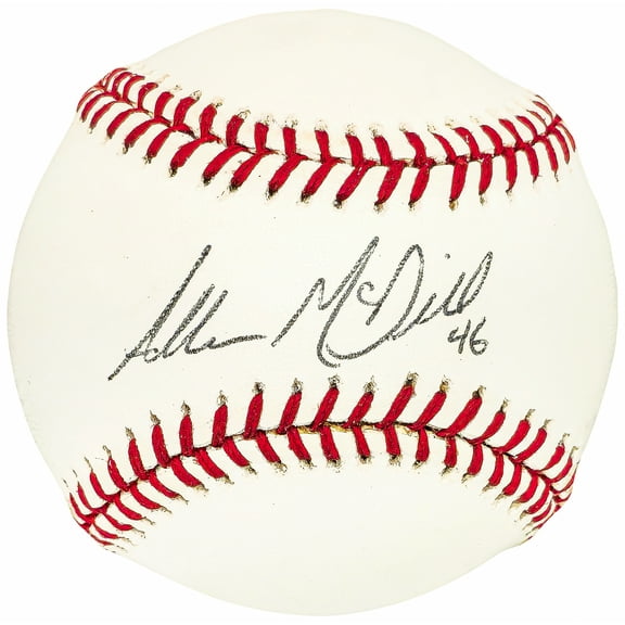 Allen McDill Autographed Official MLB Baseball Boston Red Sox Beckett BAS QR #BH041000